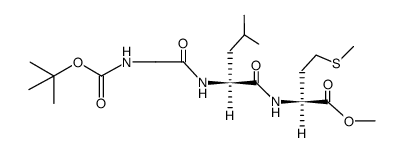 Boc-Gly-Leu-Met-OMe Structure