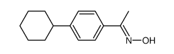 ossima del 4-cicloesilacetofenone结构式