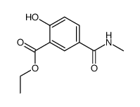 3-(Ethoxycarbonyl)-4-hydroxy-N-methylbenzamide结构式