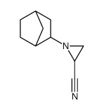 1-(3-bicyclo[2.2.1]heptanyl)aziridine-2-carbonitrile Structure