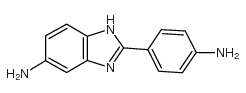 2-(4-氨基苯基)-5-氨基苯并咪唑结构式