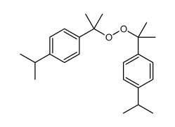 1-propan-2-yl-4-[2-[2-(4-propan-2-ylphenyl)propan-2-ylperoxy]propan-2-yl]benzene Structure