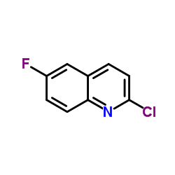 2-Chloro-6-fluoroquinoline Structure