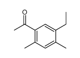 1-(5-ethyl-2,4-dimethyl-phenyl)-ethanone结构式