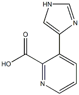 3-(1H-咪唑基-4-基)皮考啉酸结构式