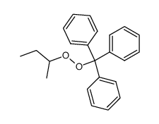 sec-butyl triphenylmethyl peroxide Structure
