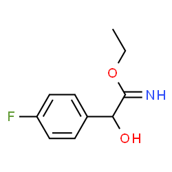 Benzeneethanimidic acid,4-fluoro--alpha--hydroxy-,ethyl ester (9CI) Structure