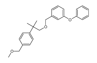 1-(methoxymethyl)-4-[2-methyl-1-[(3-phenoxyphenyl)methoxy]propan-2-yl]benzene结构式