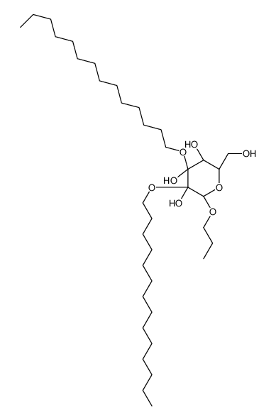 2,3-di-O-tetradecyl-1-O-(galactopyranosyl)glycerol结构式