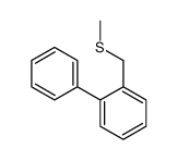 1-(methylsulfanylmethyl)-2-phenylbenzene结构式