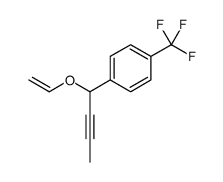 1-(1-ethenoxybut-2-ynyl)-4-(trifluoromethyl)benzene结构式