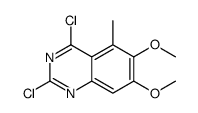 2,4-dichloro-6,7-dimethoxy-5-methylquinazoline Structure