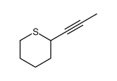 2H-Thiopyran, tetrahydro-2-(1-propynyl)- (9CI) Structure