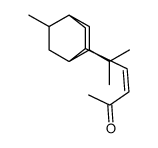 4-[5-methyl-7-isopropylbicyclo[2.2.2]oct-2-yl]-3-buten-2-one结构式