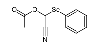 Acetoxy(phenylseleno)acetonitrile Structure