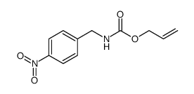Carbamic acid, [(4-nitrophenyl)methyl]-, 2-propenyl ester Structure