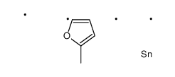 trimethyl-(5-methylfuran-2-yl)stannane结构式