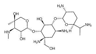 1-C-(hydroxymethyl)gentamicin C2 Structure