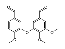 5,5'-Diformyl-2,2',3-trimethoxydiphenylether Structure