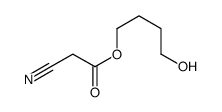 4-hydroxybutyl 2-cyanoacetate Structure
