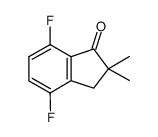 4,7-DIFLUORO-2,3-DIHYDRO-2,2-DIMETHYL-1H-INDEN-1-ONE Structure