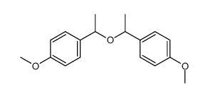 1-methoxy-4-(1-(1-(4-methoxyphenyl)ethoxy)-ethyl)benzene结构式