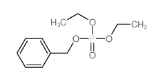 Phosphoric acid,diethyl phenylmethyl ester结构式