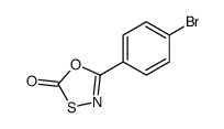 5-(4-bromophenyl)-1,3,4-oxathiazol-2-one Structure