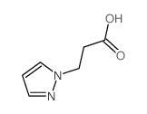 3-(1-吡唑基)丙酸结构式