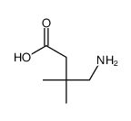 4-氨基-3,3-二甲基丁酸结构式