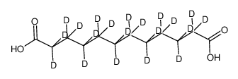1,12-dodecanedioic-d20 acid Structure