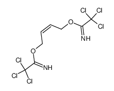 (Z)-2-butene-1,4-diyl-bis-(2,2,2-trichloroethanimidate) Structure