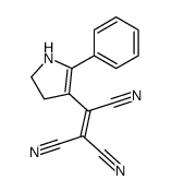 2-(5-phenyl-2,3-dihydro-1H-pyrrol-4-yl)ethene-1,1,2-tricarbonitrile Structure
