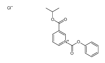 1-O-phenyl 3-O-propan-2-yl pyridin-1-ium-1,3-dicarboxylate,chloride结构式
