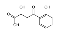 2-hydroxy-4-oxo-4-(2-hydroxyphenyl)butyric acid Structure