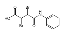 2,3-dibromo-N-phenyl-succinamic acid结构式