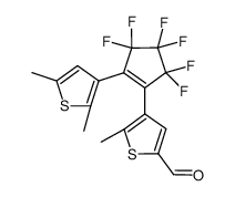 1-(2,5-dimethyl-3-thienyl)-2-(2-methyl-3-thienyl-5-formyl)perfluorocyclopentene Structure