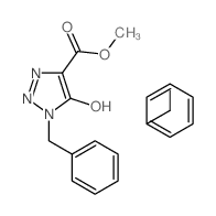 methyl 1-benzyl-5-oxo-2H-triazole-4-carboxylate; phenylmethanamine Structure