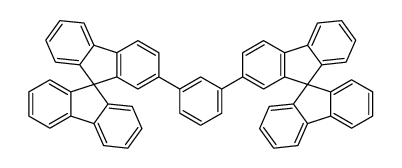 2-[3-(9,9'-spirobi[fluorene]-2-yl)phenyl]-9,9'-spirobi[fluorene] Structure
