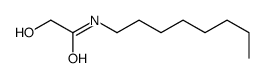 2-hydroxy-N-octylacetamide Structure
