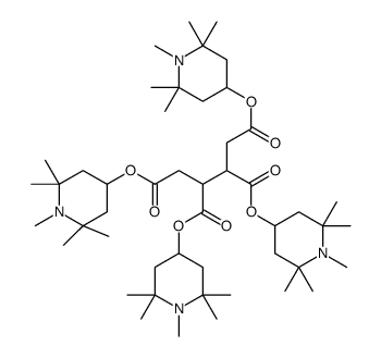 1,2,3,4-丁四羧酸四(1,2,2,6,6-五甲基-4-哌啶基)酯结构式
