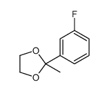 2-(3-fluorophenyl)-2-methyl-1,3-dioxolane Structure