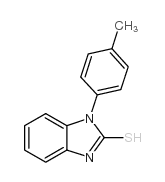 3-(4-methylphenyl)-1H-benzimidazole-2-thione结构式
