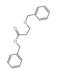 benzyl 3-phenylmethoxypropanoate结构式
