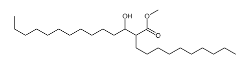 methyl 2-decyl-3-hydroxytetradecanoate Structure