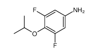 3,5-difluoro-4-propan-2-yloxyaniline Structure