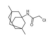 2-chloro-N-(3,5-dimethyl-adamantan-1-yl)-acetamide Structure