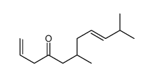 6,10-dimethylundeca-1,8-dien-4-one Structure