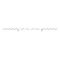 Oxybis(2,1-ethanediyloxy-2,1-ethanediyl) didecanoate结构式