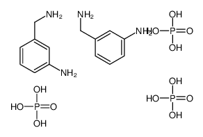 3-(aminomethyl)aniline,phosphoric acid Structure